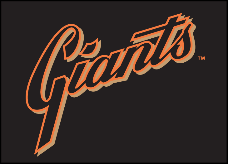 San Francisco Giants 2001-2006 Batting Practice Logo vinyl decal